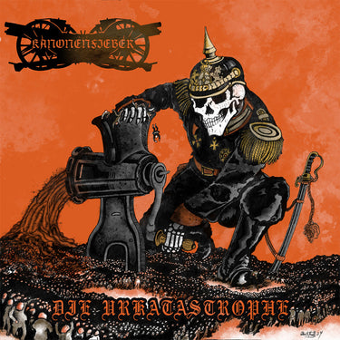 KANONENFIEBER - Die Urkatastrophe (Deluxe Edition housed in Artbook Sleeve) - LP - Transparent Sand with Dark Red Splatter Colour Vinyl