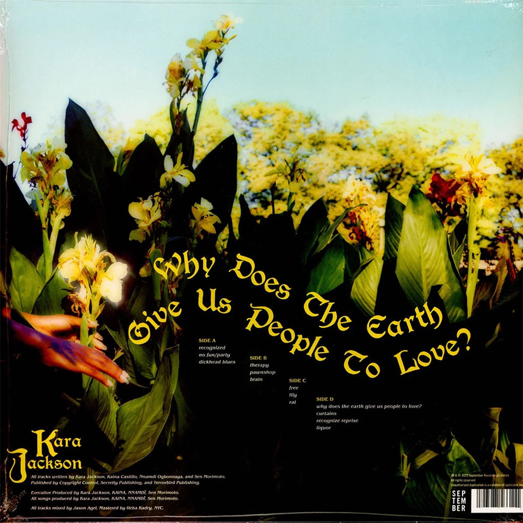 KARA JACKSON - Why Does The Earth Give Us People To Love? - LP - Neon Green Vinyl
