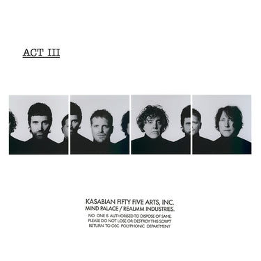 KASABIAN - Act III - LP - White Vinyl