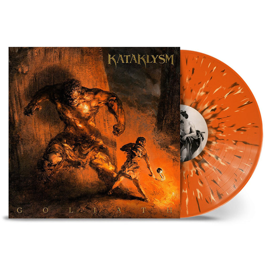 KATAKLYSM - Goliath (with Lyric Sheet) - LP - Orange w/ White & Black Splatter Vinyl