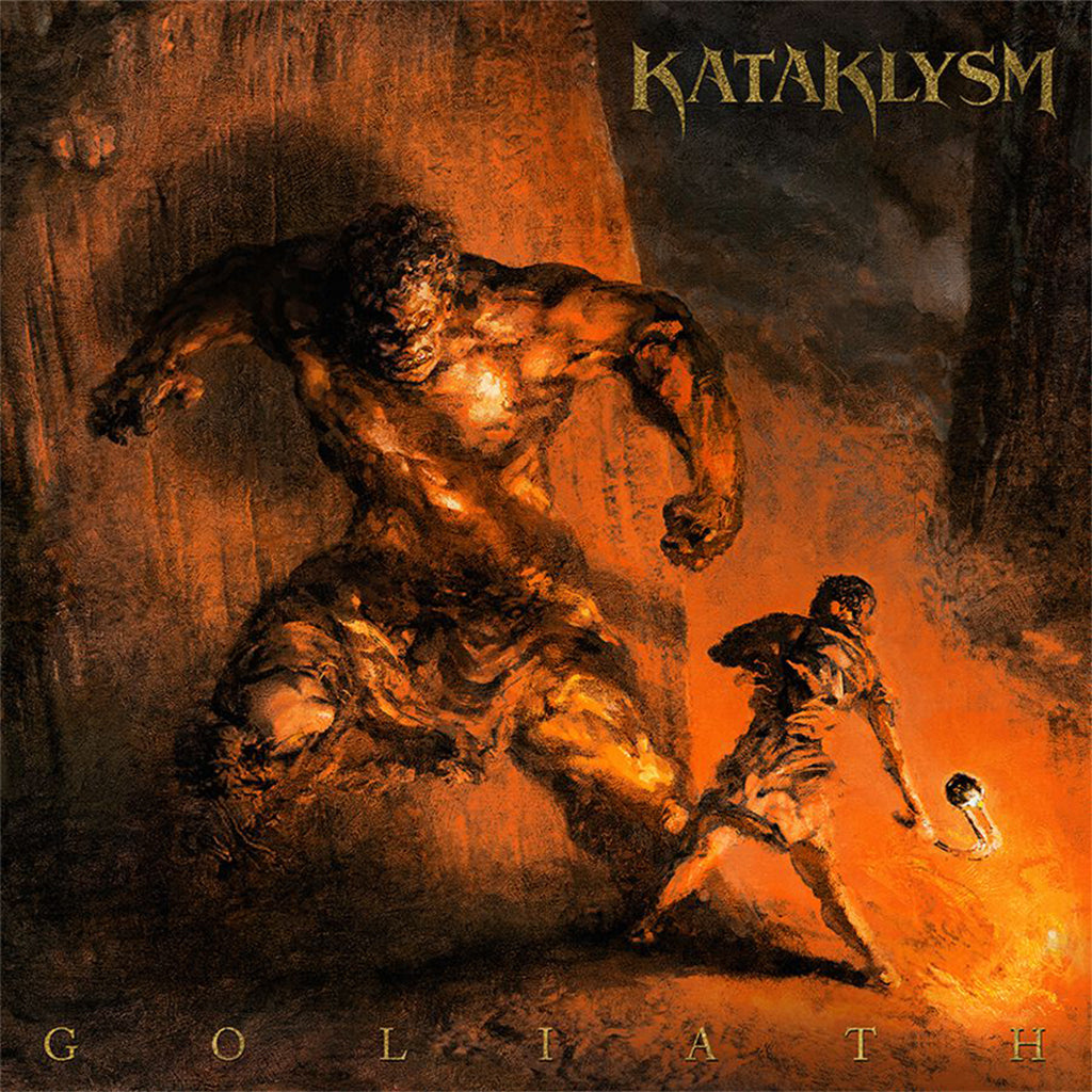 KATAKLYSM - Goliath (with Lyric Sheet) - LP - Orange w/ White & Black Splatter Vinyl