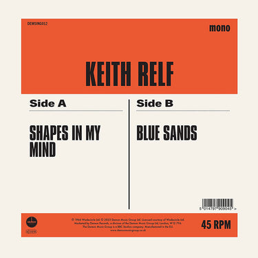 KEITH RELF - Shapes In My Mind / Blue Sands (2023 Reissue) - 7" - Vinyl [DEC 1]