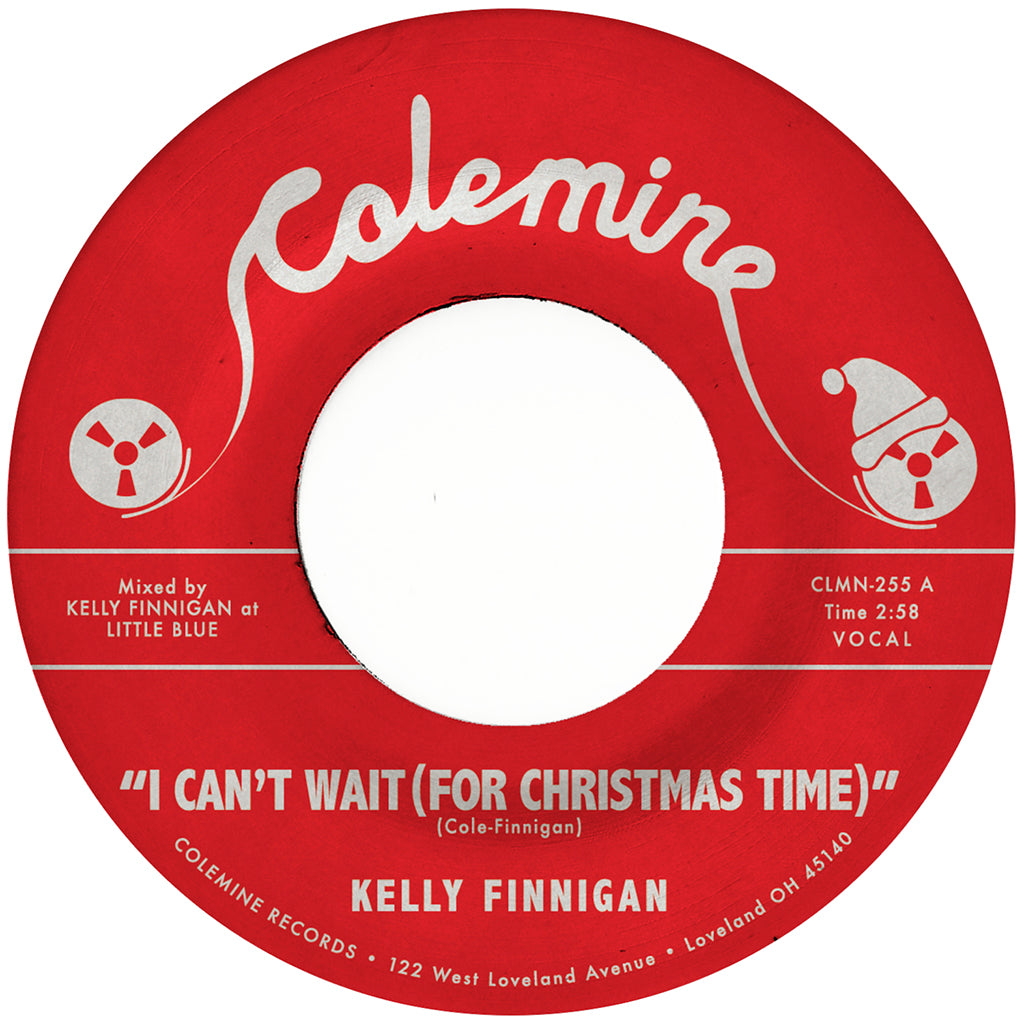 KELLY FINNIGAN - 'I Can't Wait (For Christmas Time)' b/w 'Snowy Night In Ohio' - 7'' - 'White Snow' Colour Vinyl [DEC 12]