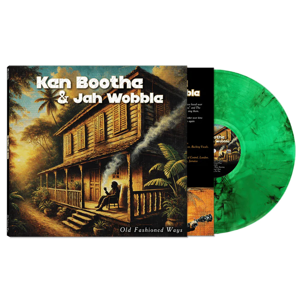 KEN BOOTHE & JAH WOBBLE - Old Fashioned Ways - LP - Green Marble Vinyl