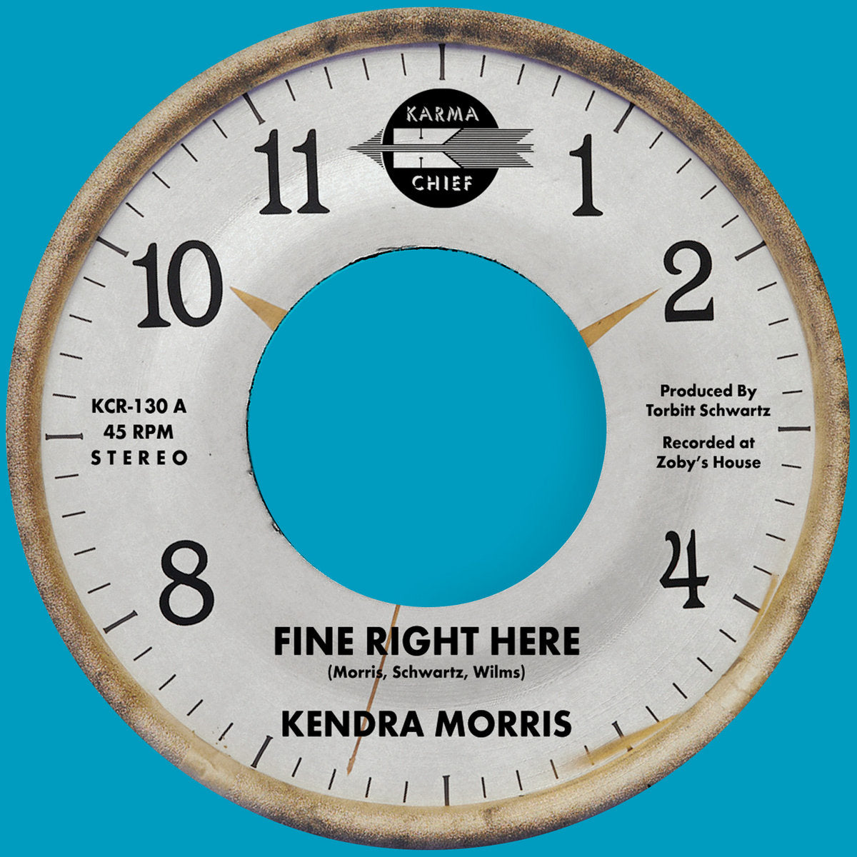 KENDRA MORRIS - Fine Right Here / Birthday Song - 7'' - Blue Frosting Coloured Vinyl