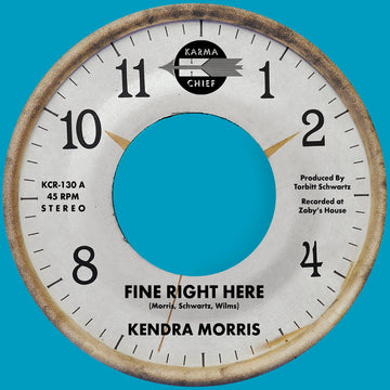 KENDRA MORRIS - Fine Right Here / Birthday Song - 7'' - Blue Frosting Coloured Vinyl