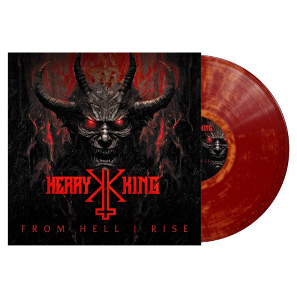 KERRY KING - From Hell I Rise - LP - Dark Red and Orange Marble Vinyl