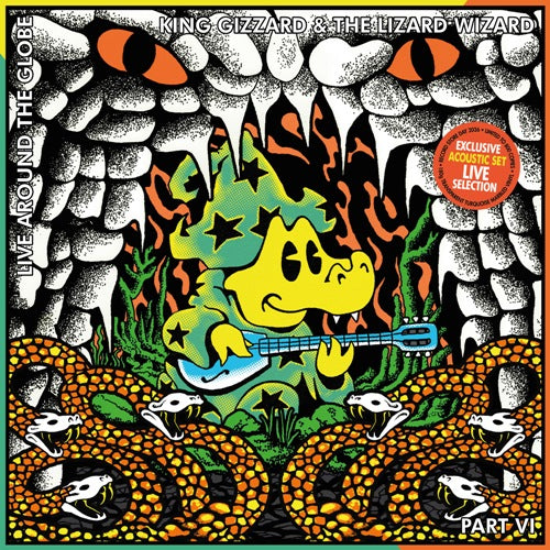 King Gizzard & The Lizard Wizard - Live Around The Globe - Part VI: The Acoustic Concert - 1LP - 180g Transparent Turquoise Marbled Vinyl  [Record Store Day 2026]