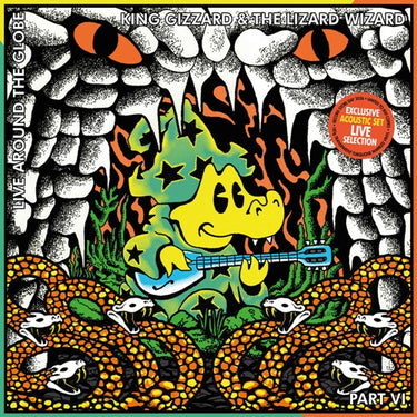 KING GIZZARD & THE LIZARD WIZARD - Live Around The Globe - Part VI: The Acoustic Concert - 1LP - 180g Transparent Turquoise Marbled Vinyl [Record Store Day 2026]