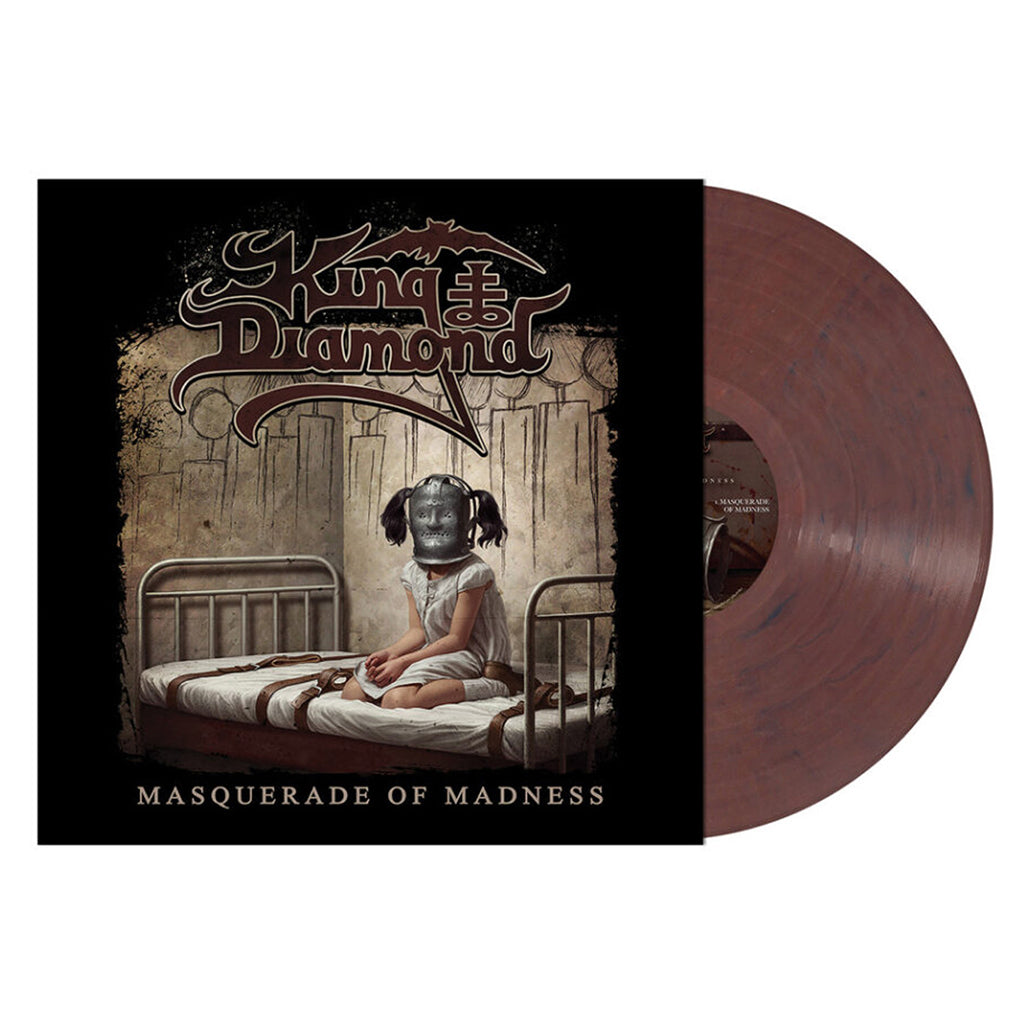 KING DIAMOND - Masquerade Of Madness (2024 Reissue with Paper Mask) - 12'' EP - Clear Violet and Brown Marbled Vinyl
