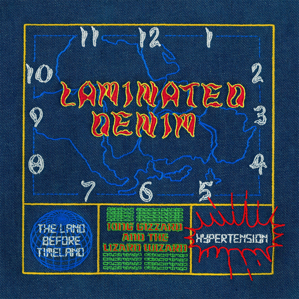 KING GIZZARD AND THE LIZARD WIZARD - Laminated Denim - LP - 'Lucky Rainbow' Recycled Colour Vinyl