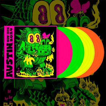 KING GIZZARD & THE LIZARD WIZARD - Live in Austin '24 (Repress) - 4LP - Pink / Green / Yellow / Orange Vinyl Box Set [DATE TBC]