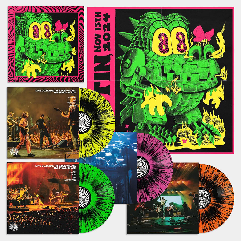 KING GIZZARD & THE LIZARD WIZARD - Live in Austin '24 - 4LP - Splatter Vinyl Box Set [APR 18]