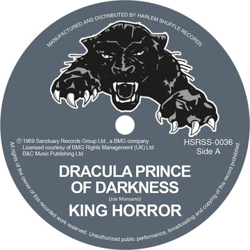 KING HORROR - Dracula Prince Of Darkness / Ghost Hours - 7'' - Vinyl [SEP 26]