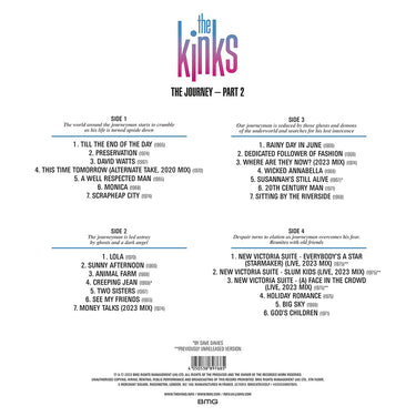 THE KINKS - The Journey - Pt. 2 - 2LP - Vinyl