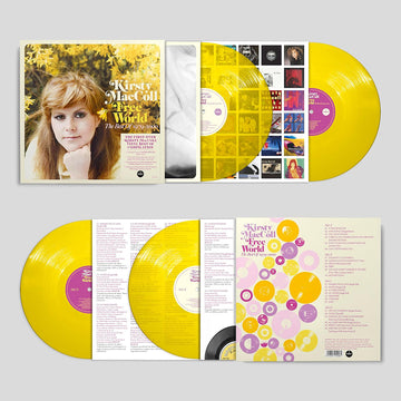 KIRSTY MACCOLL - Free World - The Best Of Kirsty MacColl 1979-2000 - 2LP - Yellow Vinyl