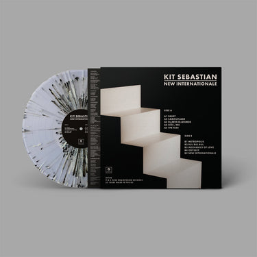 KIT SEBASTIAN - New Internationale (Repress) - LP - Clear w/ Black & White Splatter Vinyl