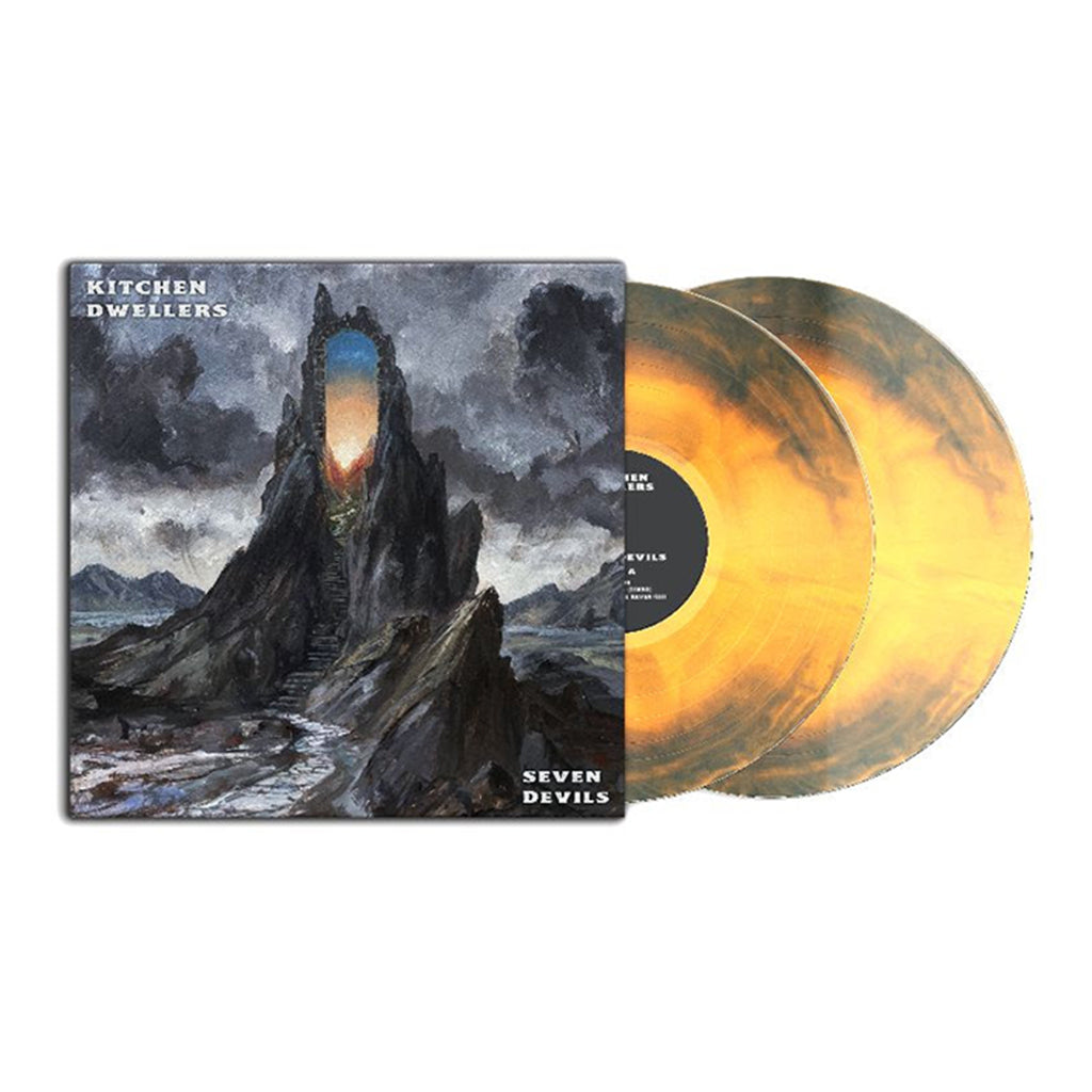 KITCHEN DWELLERS - Seven Devils - 2LP - Blue / Orange Galaxy Splatter Vinyl