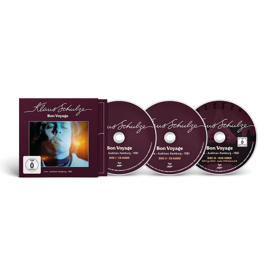 KLAUS SCHULZE - Bon Voyage (Live Audimax Hamburg 1981) - 2CD + DVD Digipack