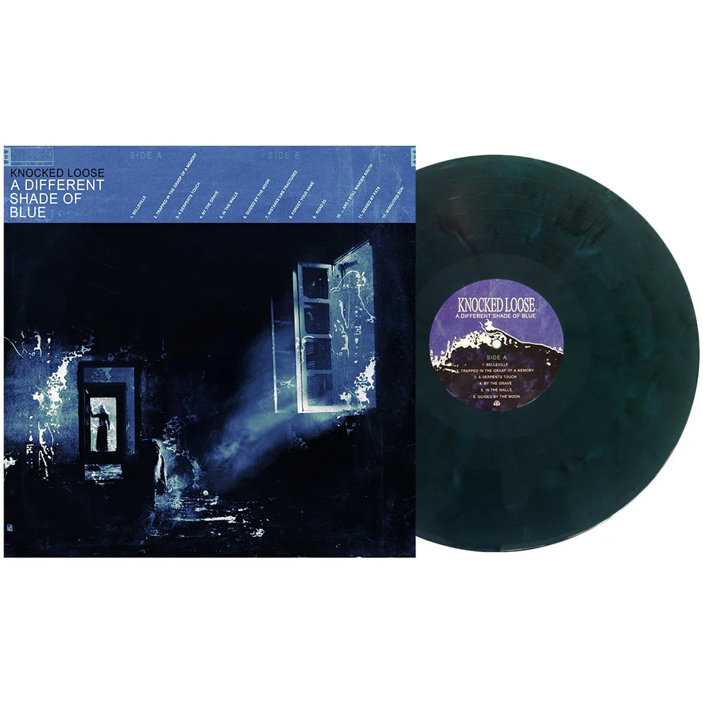 KNOCKED LOOSE - A Different Shade Of Blue (Repress) - LP - Black and Blue Galaxy Vinyl