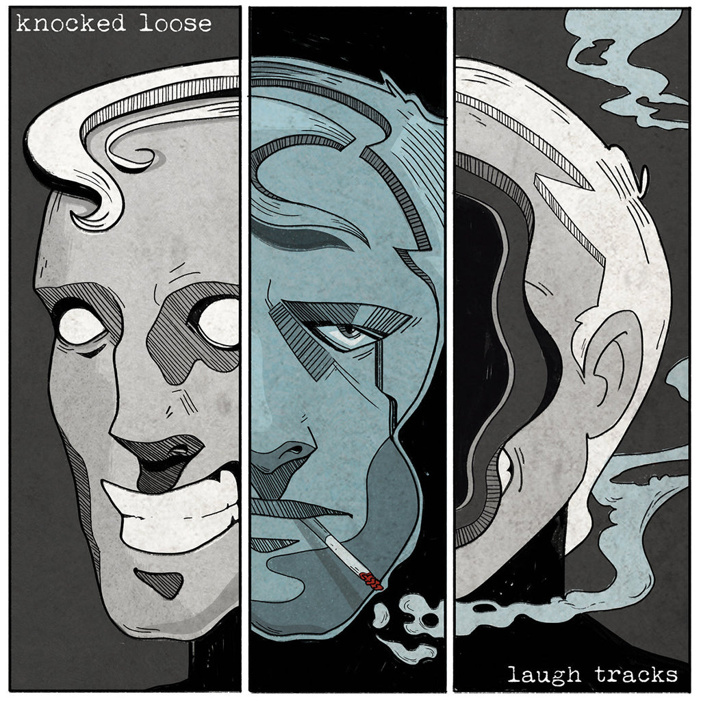 KNOCKED LOOSE - Laugh Tracks (Repress) - LP - Silver/Black Tri-Stripe Vinyl [JUL 5]