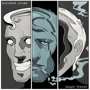 KNOCKED LOOSE - Laugh Tracks (Repress) - LP - Blue, Red & Yellow Swirl Vinyl