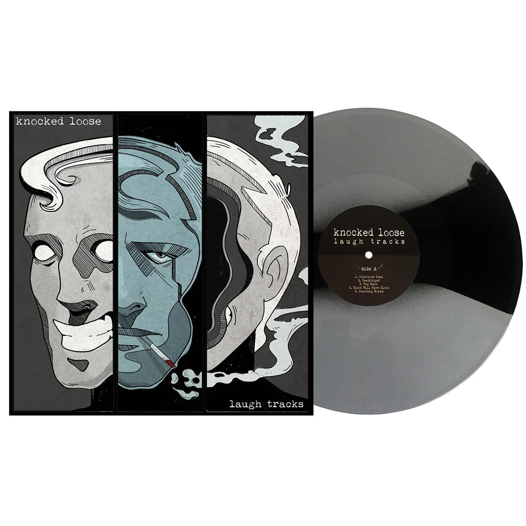 KNOCKED LOOSE - Laugh Tracks (Repress) - LP - Silver/Black Tri-Stripe Vinyl [MAY 24]