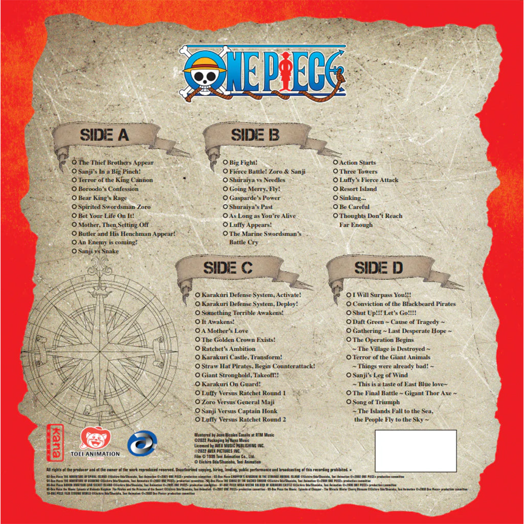 KOHEI TANAKA - One Piece Movies - Best Selection - 2LP - Blue