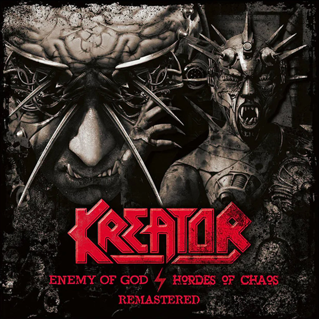 KREATOR - Enemy Of God/Hordes Of Chaos (Remastered) - 3LP (Colour Vinyl) / 4CD / Latex Mask / 2 Comics - Deluxe Box Set