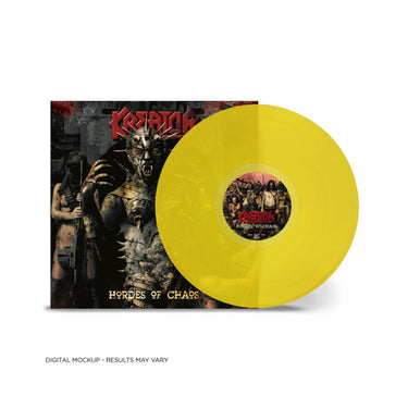 KREATOR - Hordes Of Chaos (Remastered with 2 Bonus Tracks) - LP - Yellow Vinyl
