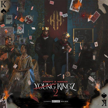 KREPT x KONAN  - Young Kingz II - LP - Transparent Blue Vinyl