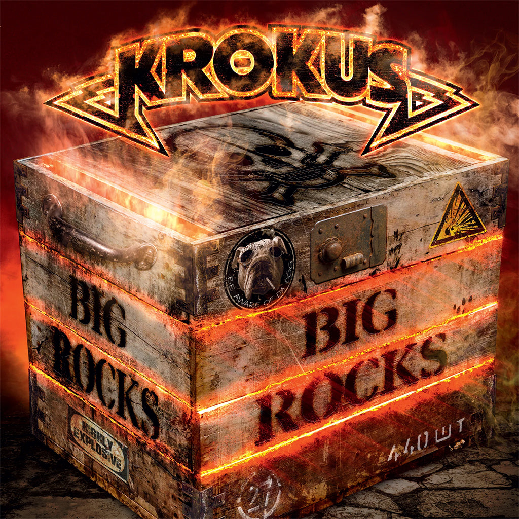 KROKUS - Big Rocks (Reissue) - LP - 180g Flaming Coloured Vinyl