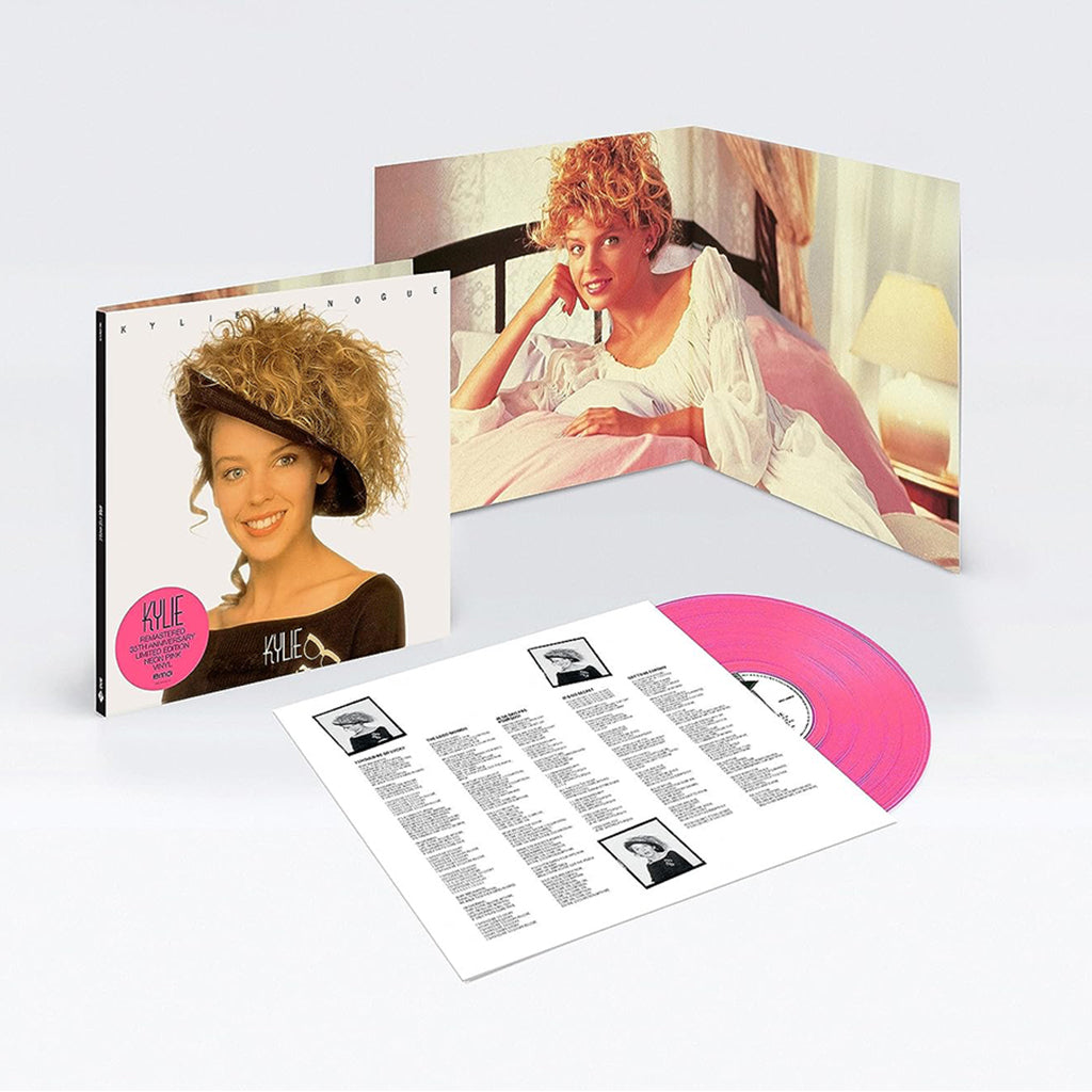 KYLIE MINOGUE - Kylie (Remastered – 35th Anniversary Edition) - LP - Neon Pink Vinyl