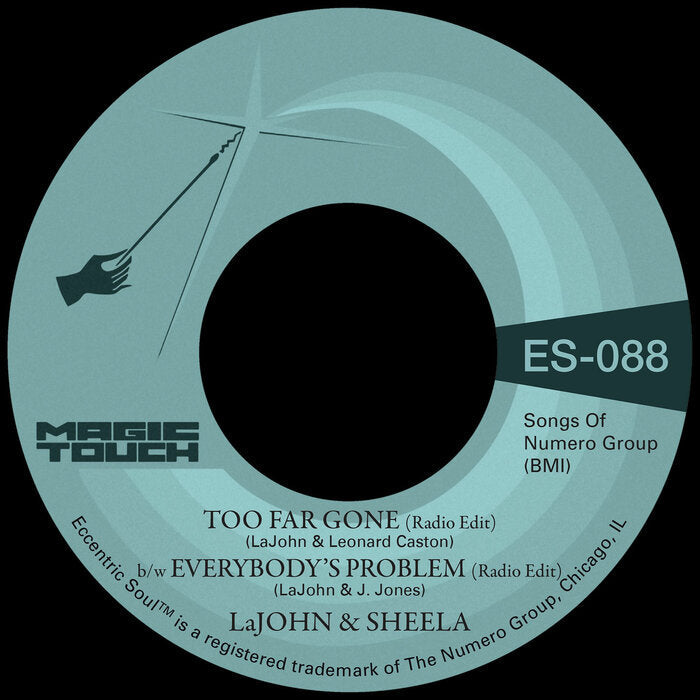 LAJOHN & SHEELA - Too Far Gone / Everybody's Problem - 7" - Clear Blue Vinyl [NOV 10]