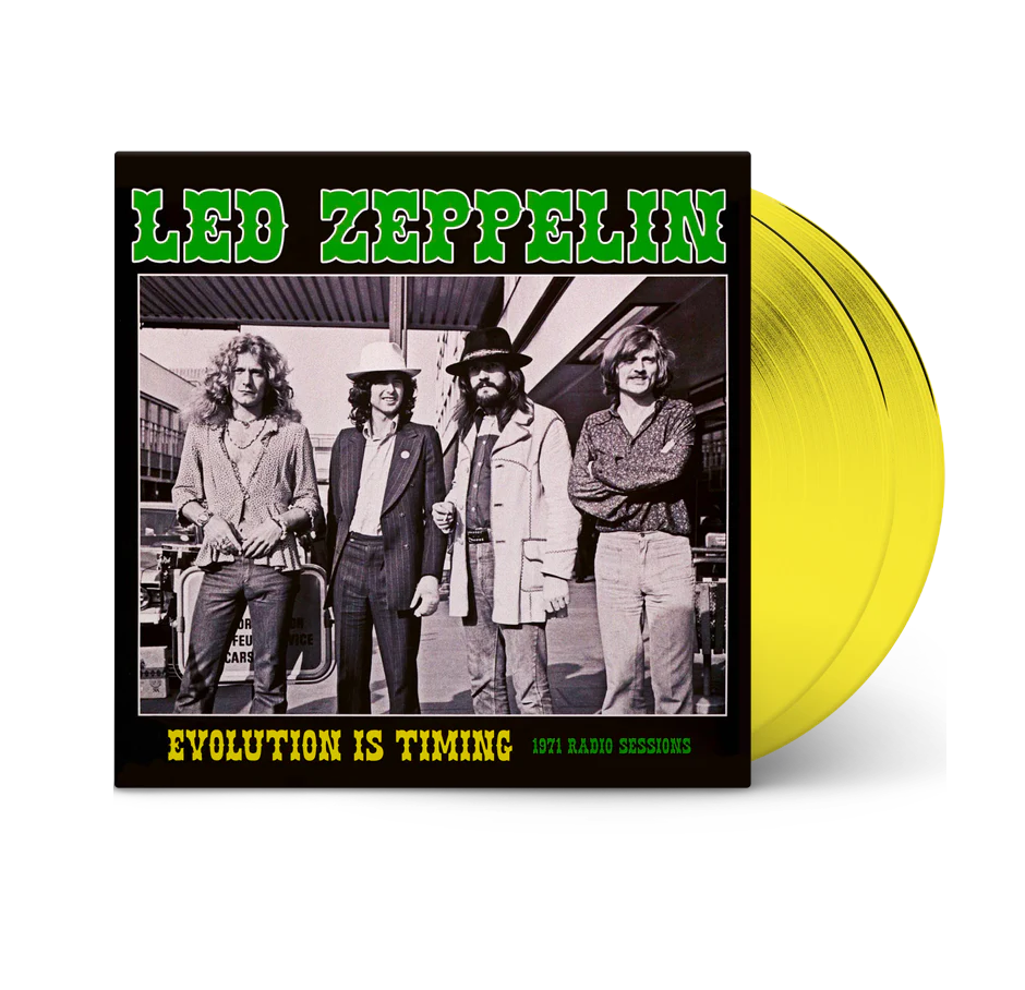 LED ZEPPELIN - Evolution Is Timing: 1971 Radio Sessions - 2LP - Yellow Vinyl