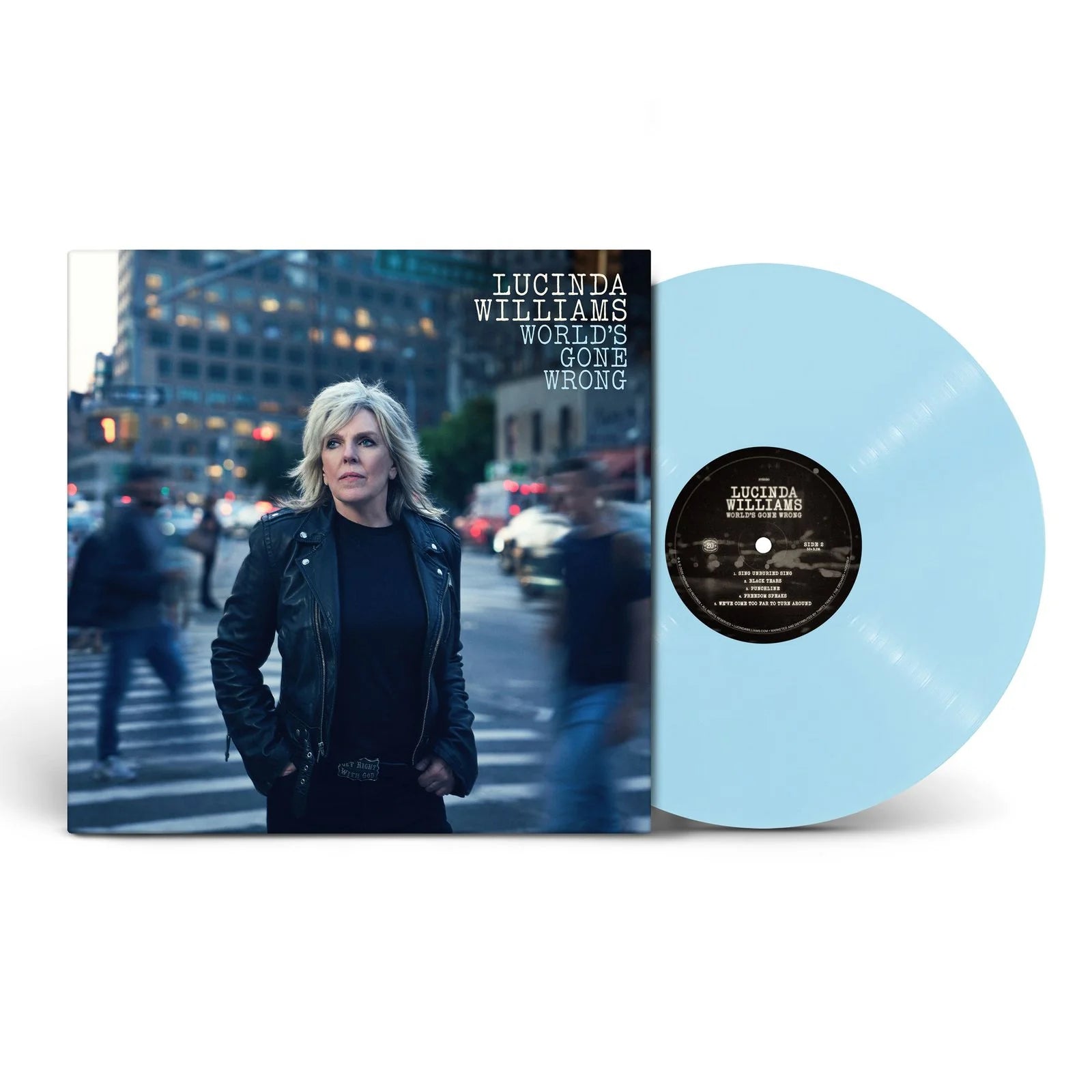 LUCINDA WILLIAMS - World's Gone Wrong - LP - Indies Sky Blue Vinyl [JAN 23]
