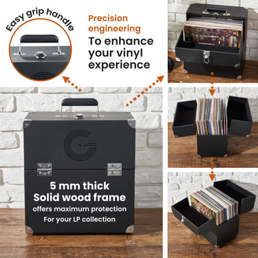 Legend - Vinyl Record Storage Case (Holds 50)