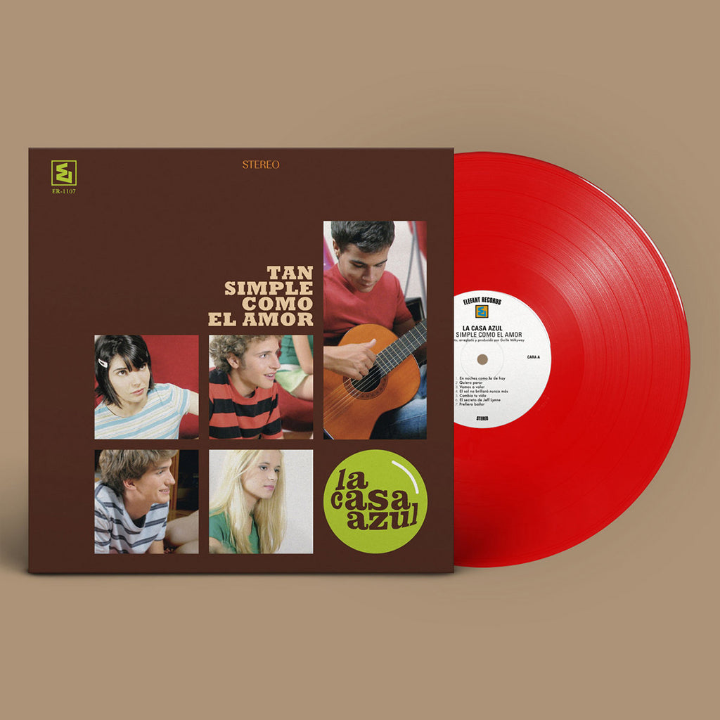 LA CASA AZUL - Tan Simple Como El Amor (Reissue) - LP - Opaque Red Vinyl