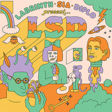 LABRINTH, SIA AND DIPLO - LSD (5th Anniversary Edition) - LP - Sea Glass Green Coloured Vinyl