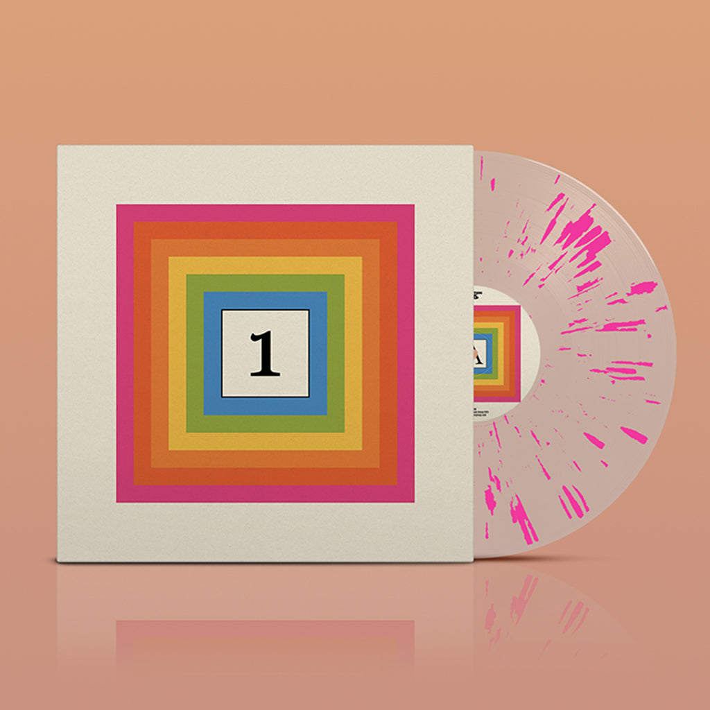 LACK OF AFRO - Square One - LP - Transparent with Pink Splatter Vinyl