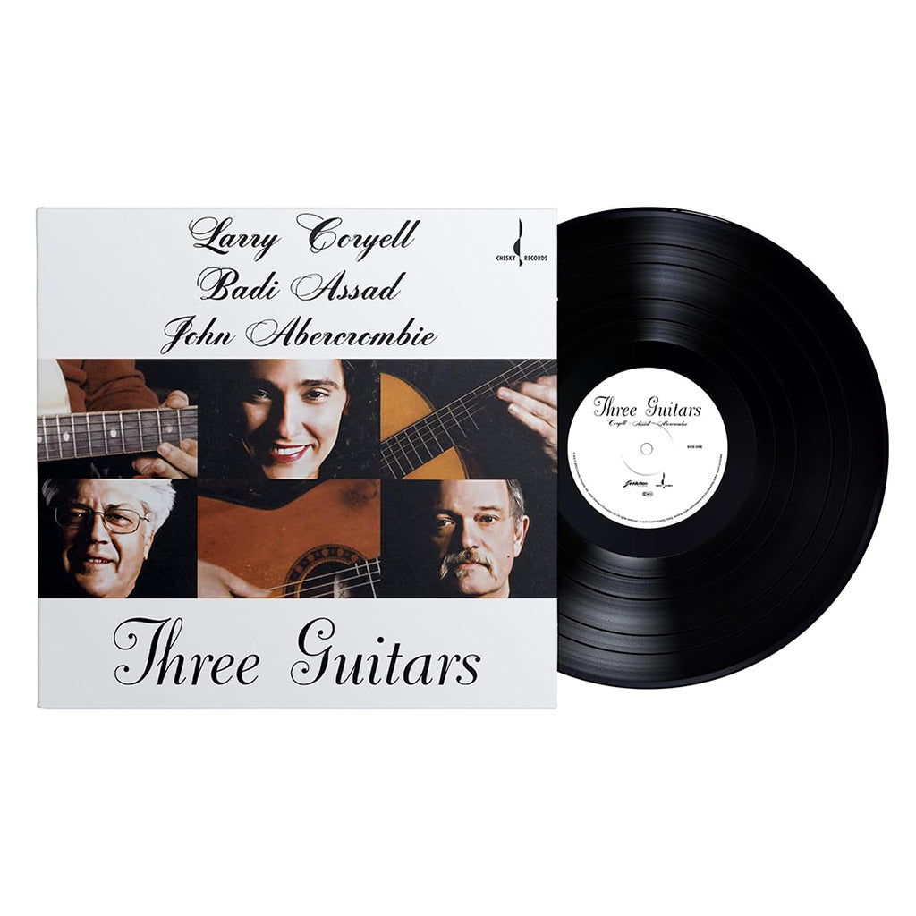 LARRY CORYELL | BADI ASSAD | JOHN ABERCROMBIE - Three Guitars ('One Step Pressing' Reissue) - LP - 180g Vinyl