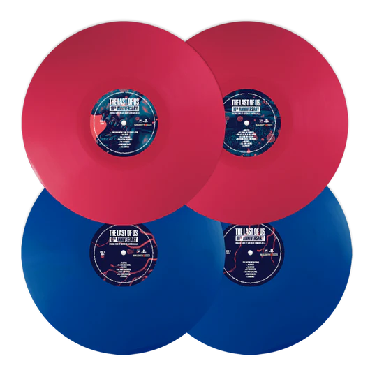 GUSTAVO SANTAOLALLA - The Last Of Us - Original Soundtracks (10th Anniversary) - 4LP - Deluxe Blue and Red Vinyl Box Set [JUN 28]