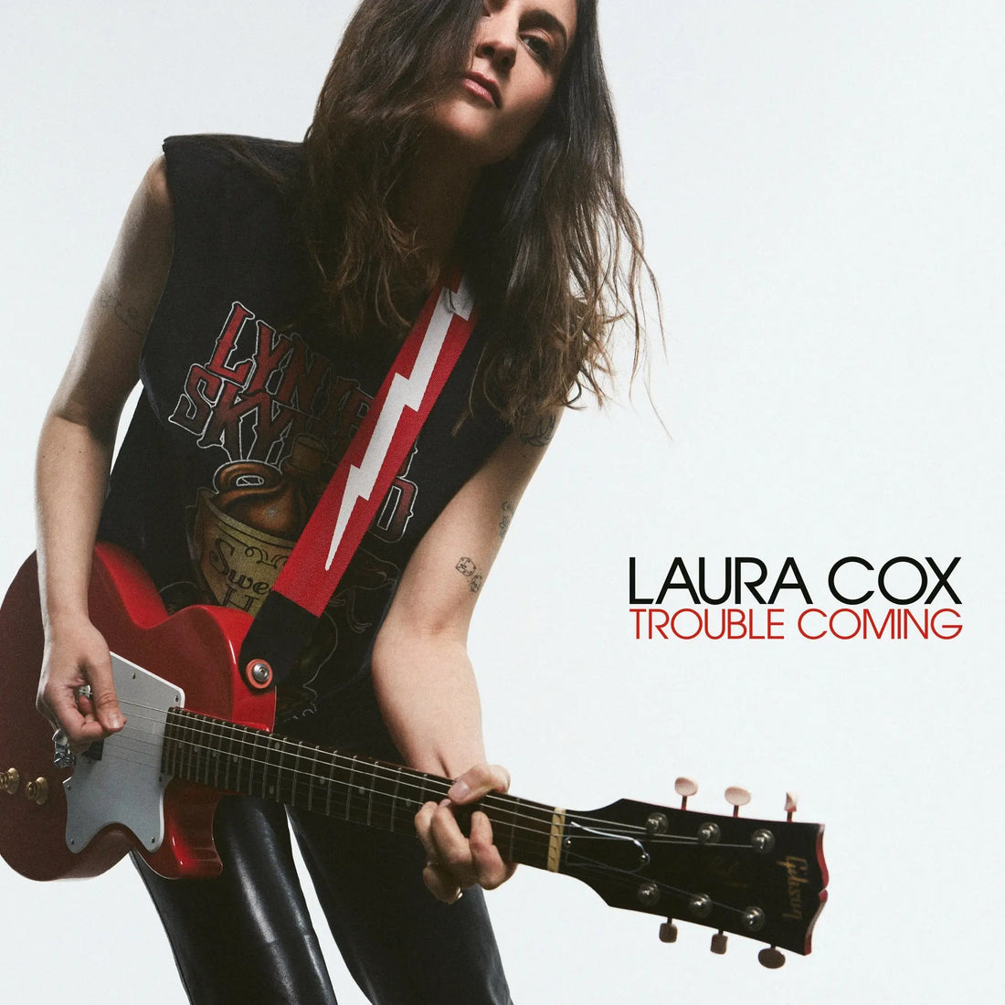 LAURA COX - Trouble Coming - LP - Marbled White / Black Vinyl [OCT 31]