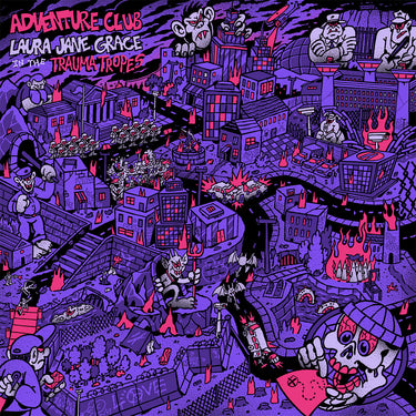LAURA JANE GRACE - Adventure Club (w/ Poster insert) - LP - Hot Pink Vinyl