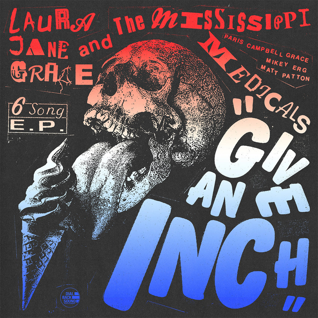 LAURA JANE GRACE & THE MISSISSIPPI MEDICALS - Give An Inch EP - 12'' - Transparent Red Vinyl
