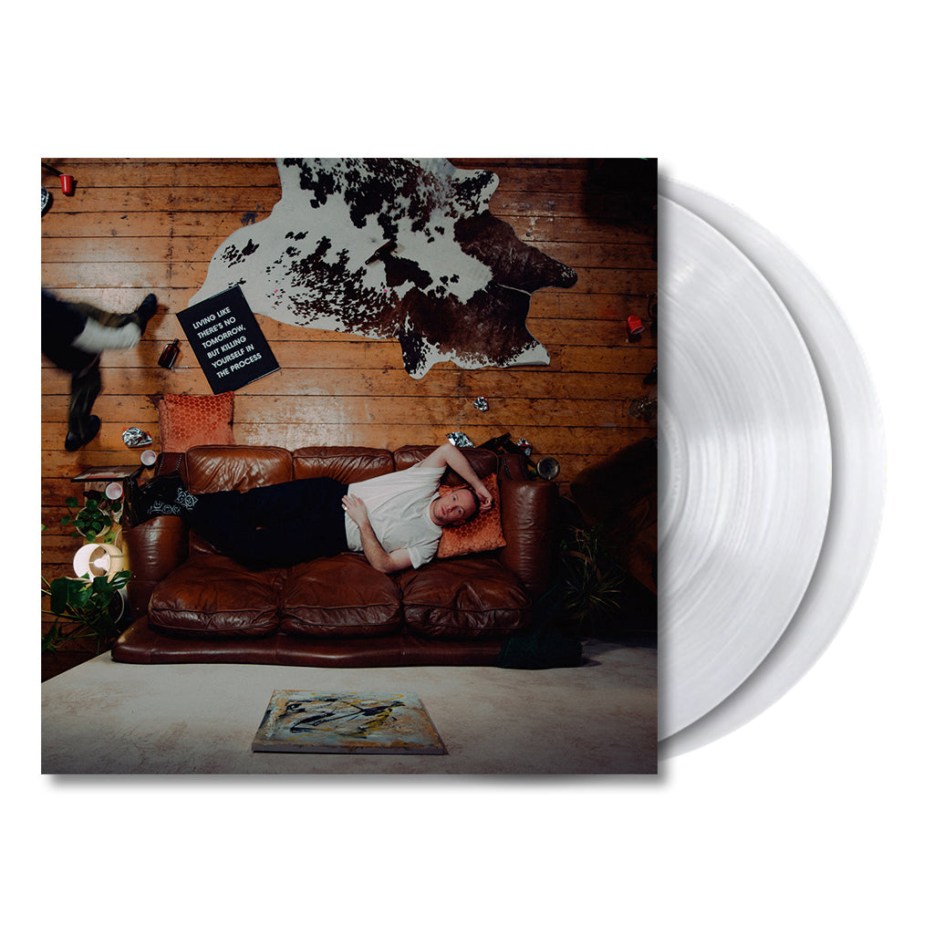 LAURENCE GUY - Living Like There's No Tomorrow, But Killing Yourself In The Process - 2LP - Clear Vinyl [JUL 7]