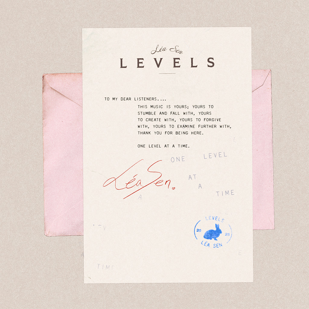 LÉA SEN - LEVELS (w/ Signed postcard & envelope) - LP - 'Faded Rose' Colour Vinyl [MAY 30]