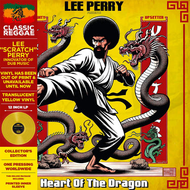 LEE PERRY - Heart Of The Dragon (2024 Reissue with New Cover Art) - LP - Yellow Vinyl