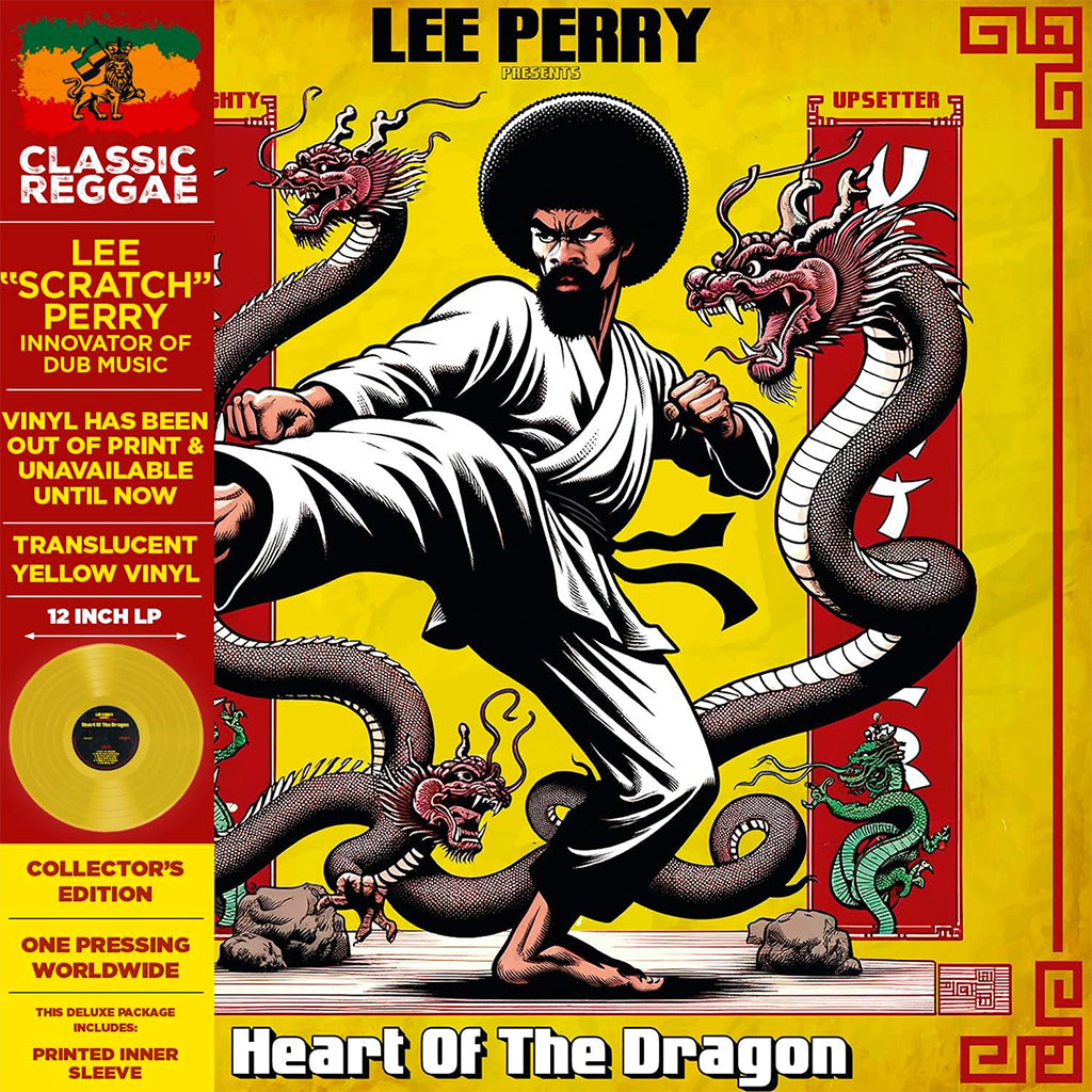 LEE PERRY - Heart Of The Dragon (2024 Reissue with New Cover Art) - LP - Yellow Vinyl [JUN 14]