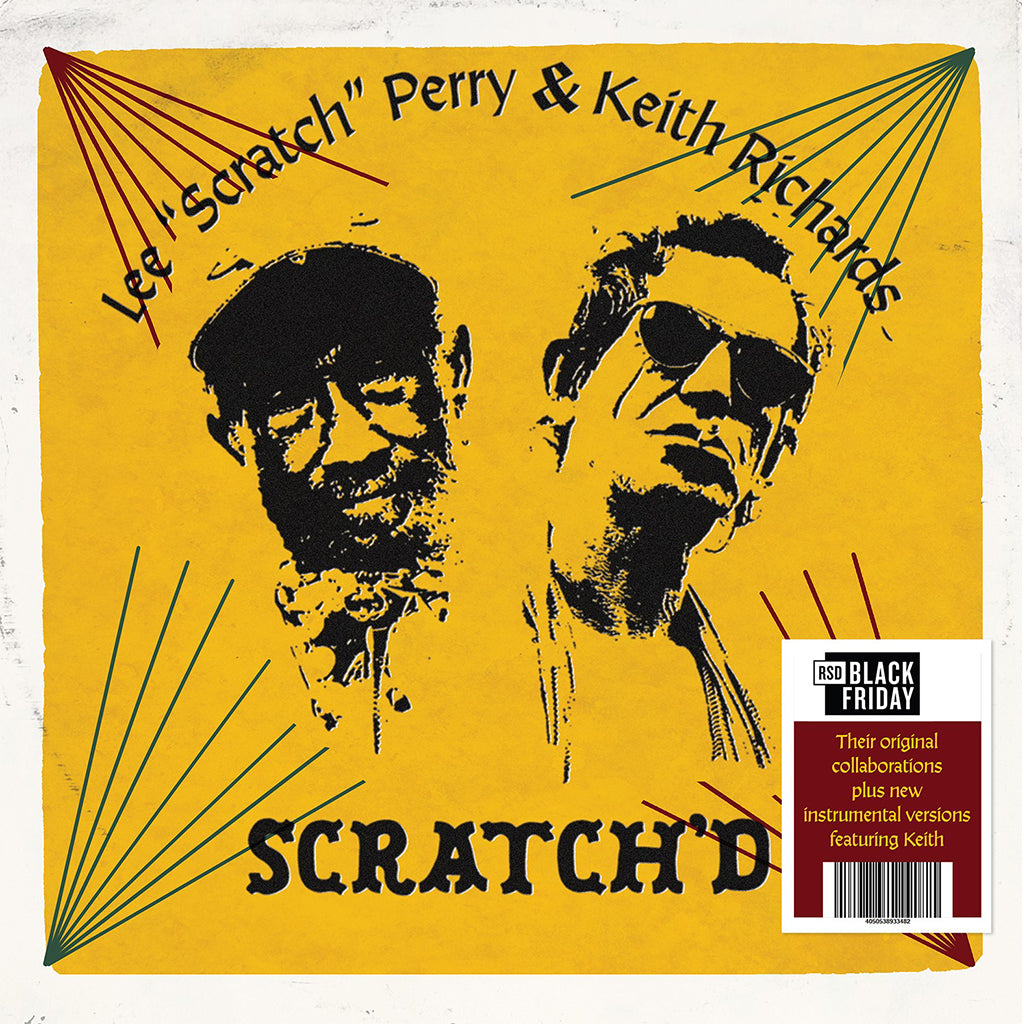 LEE "SCRATCH" PERRY & KEITH RICHARDS - Scratch'd [Black Friday 2023] - 12'' EP - Red Vinyl [NOV 24]